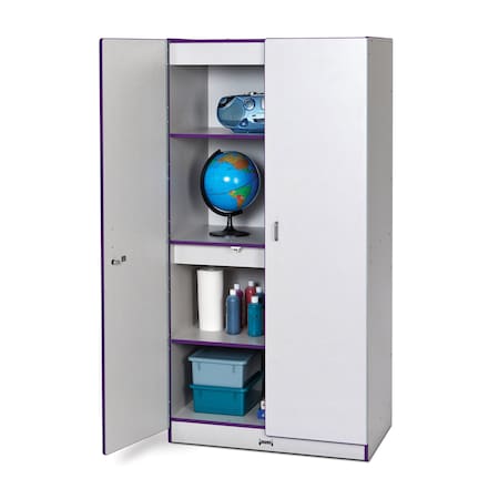 Jonti-Craft Rainbow Accents Storage Cabinet, Purple 5950JC004